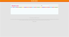 Desktop Screenshot of iticard.com